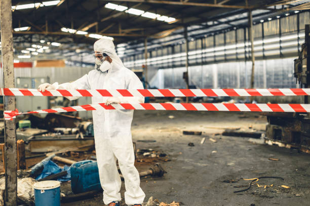 Professional Odor Removal technician working in Pompano Beach, FL